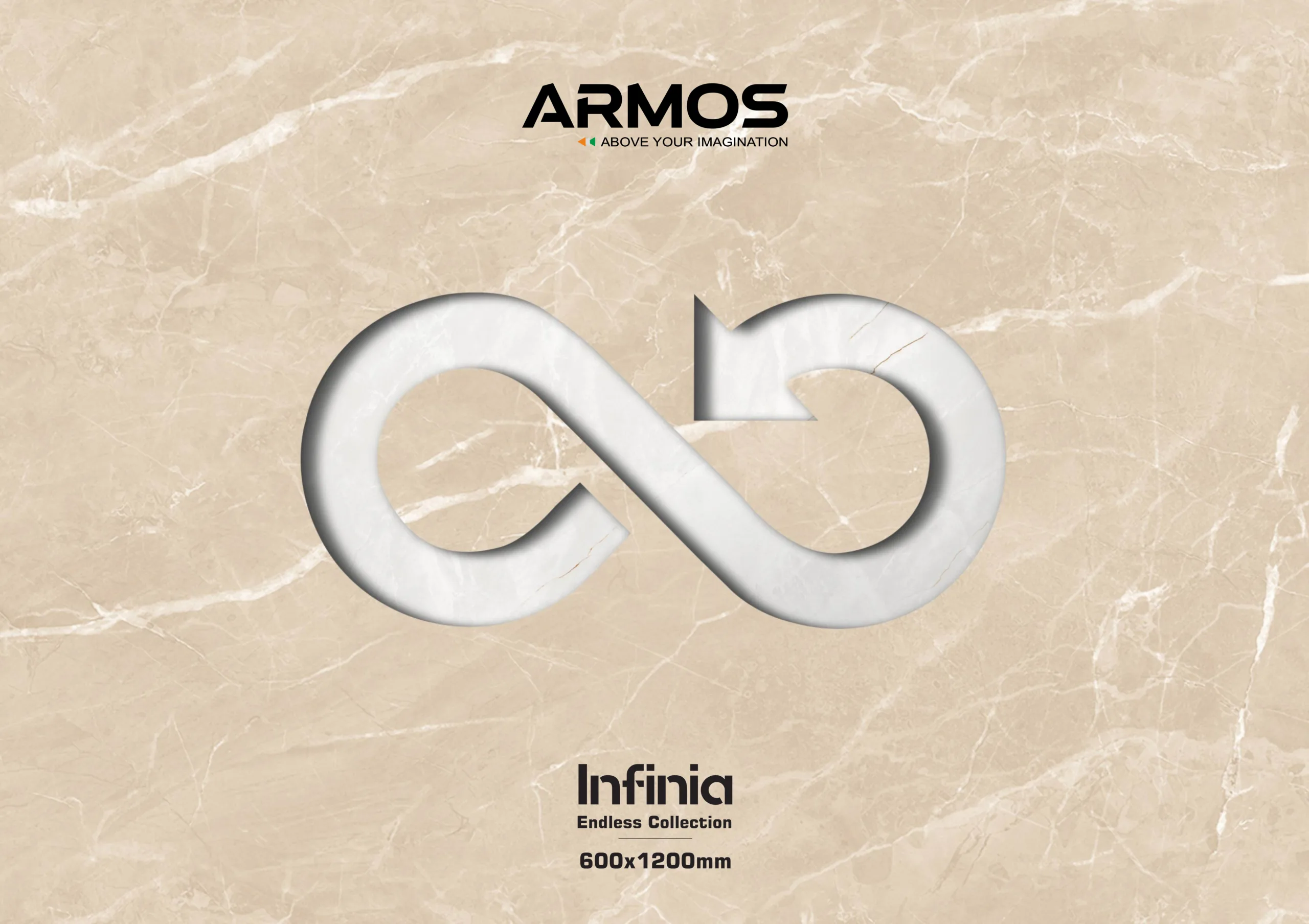 Infinia Series glossy porcelain tiles for walls and floors – premium ceramic tiles by Armos India