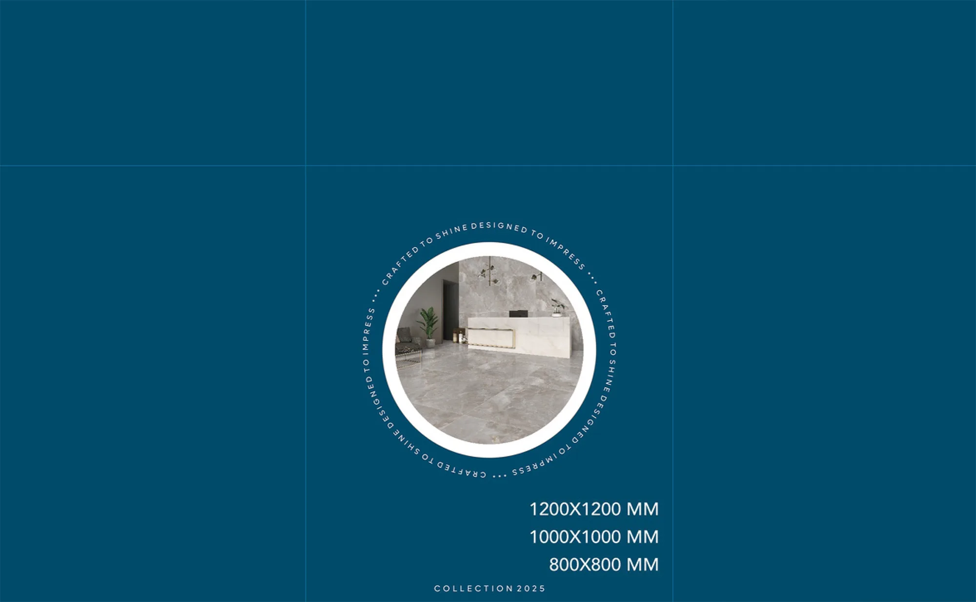 Premium 1200x1200mm porcelain floor tiles with matte finish for modern interiors